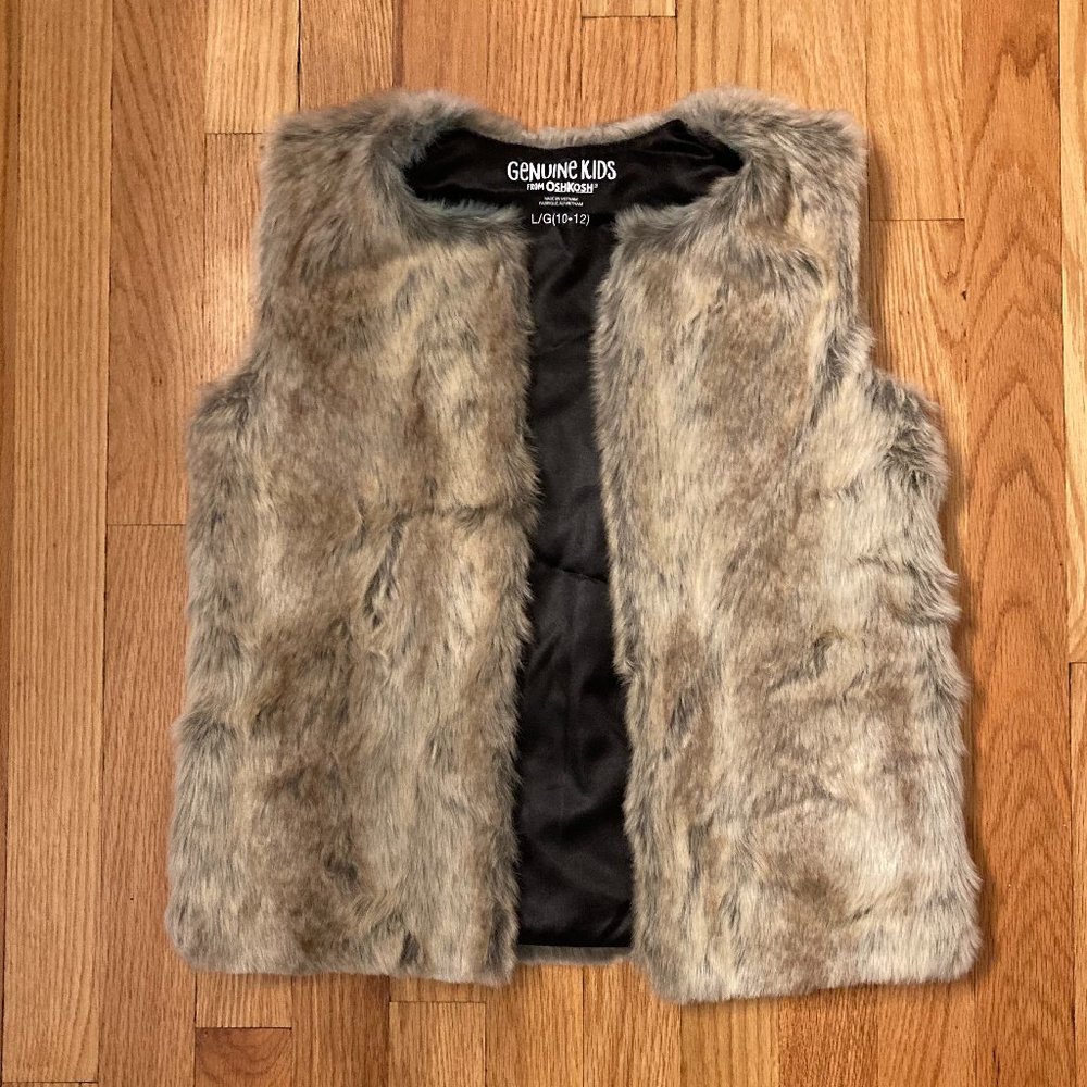 Girl's Genuine Kids- Oshkosh Faux Fur Vest